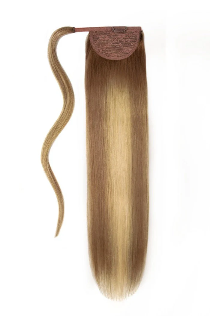 14" Mini Straight Up Wrap Around Ponytail Extension - Image 47