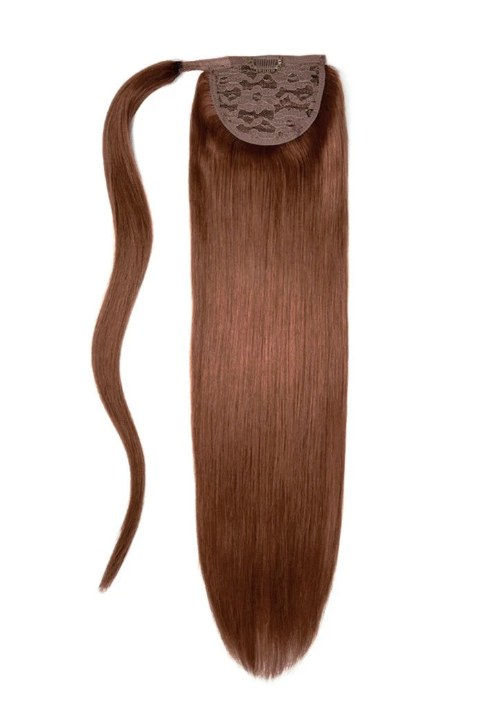 14" Mini Straight Up Wrap Around Ponytail Extension - Image 54