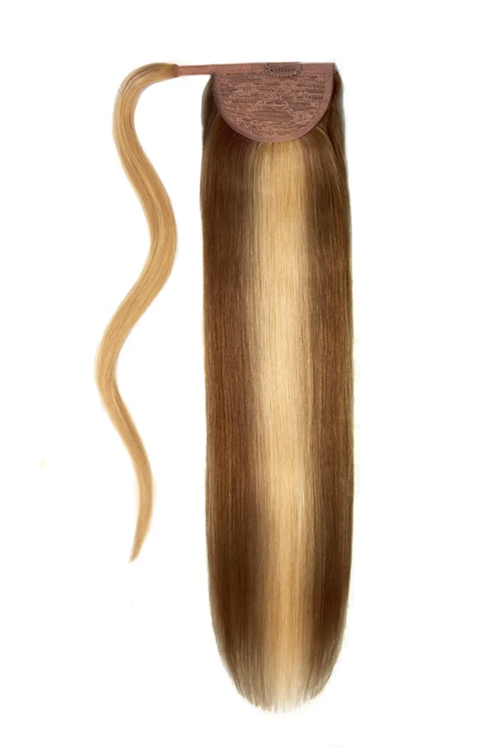 20" Classic Straight Up Wrap Around Ponytail Extension - Image 32