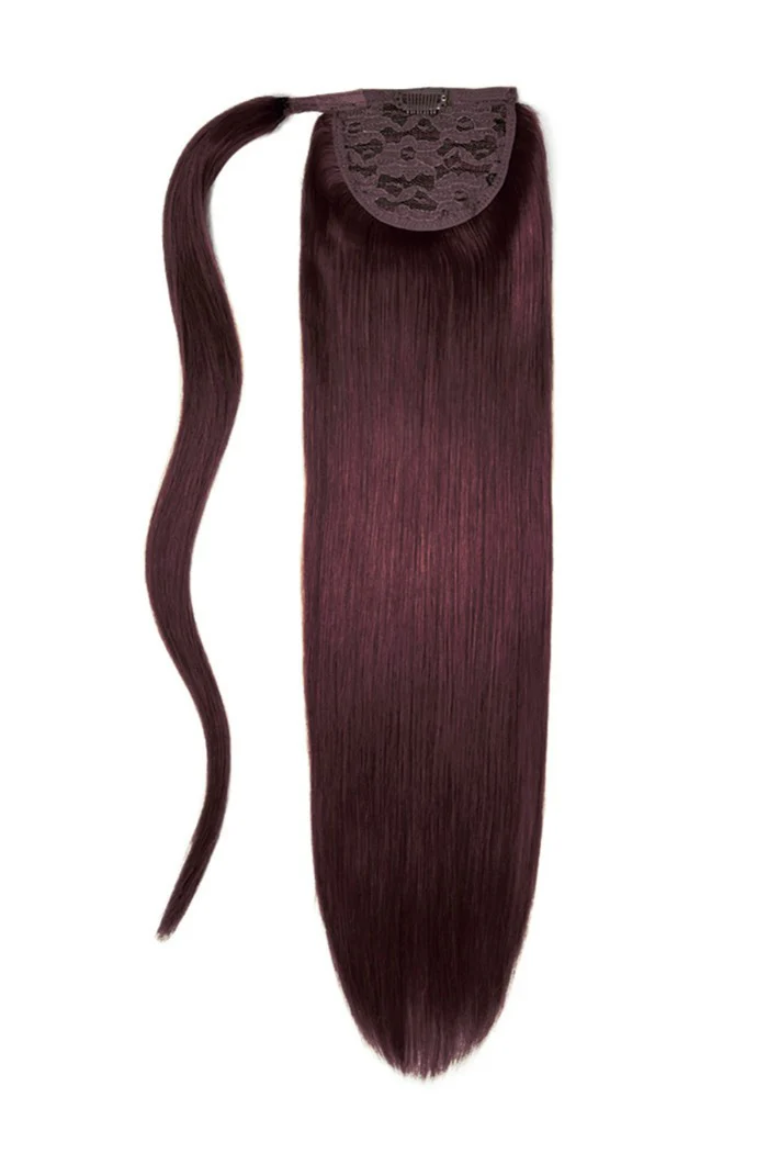 20" Classic Straight Up Wrap Around Ponytail Extension - Image 36