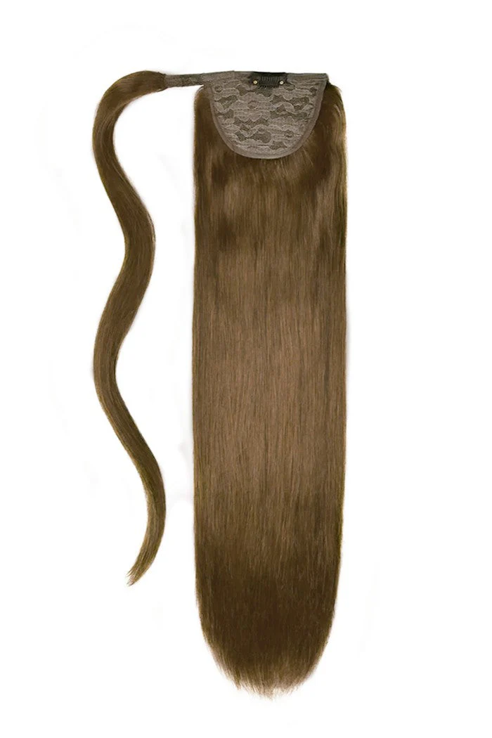 20" Classic Straight Up Wrap Around Ponytail Extension - Image 39
