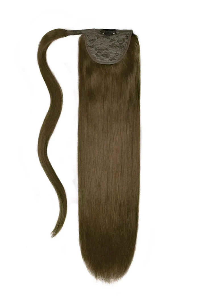 20" Classic Straight Up Wrap Around Ponytail Extension - Image 40