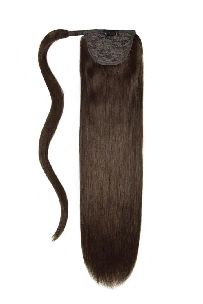24" Mega Straight Up Wrap Around Ponytail Extension - Image 33