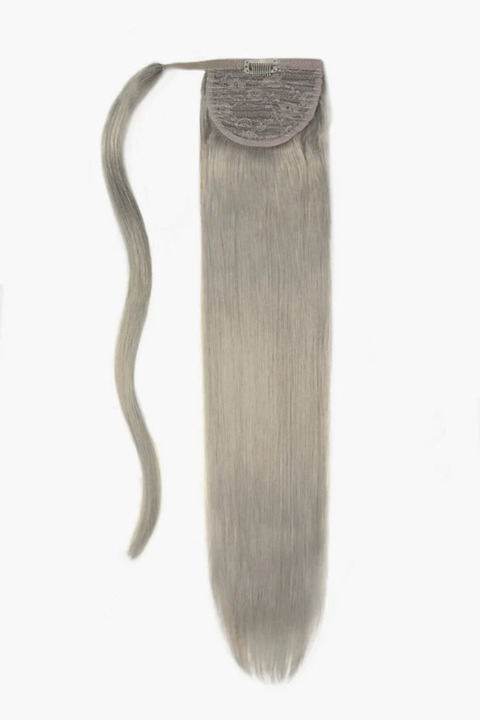 24" Mega Straight Up Wrap Around Ponytail Extension - Image 48