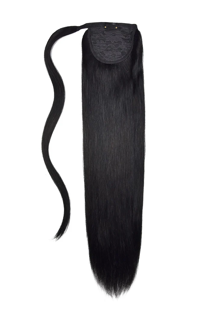 24" Mega Straight Up Wrap Around Ponytail Extension - Image 6