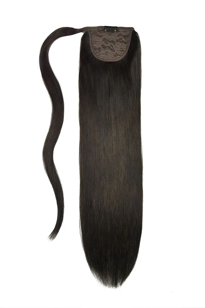 24" Mega Straight Up Wrap Around Ponytail Extension - Image 8