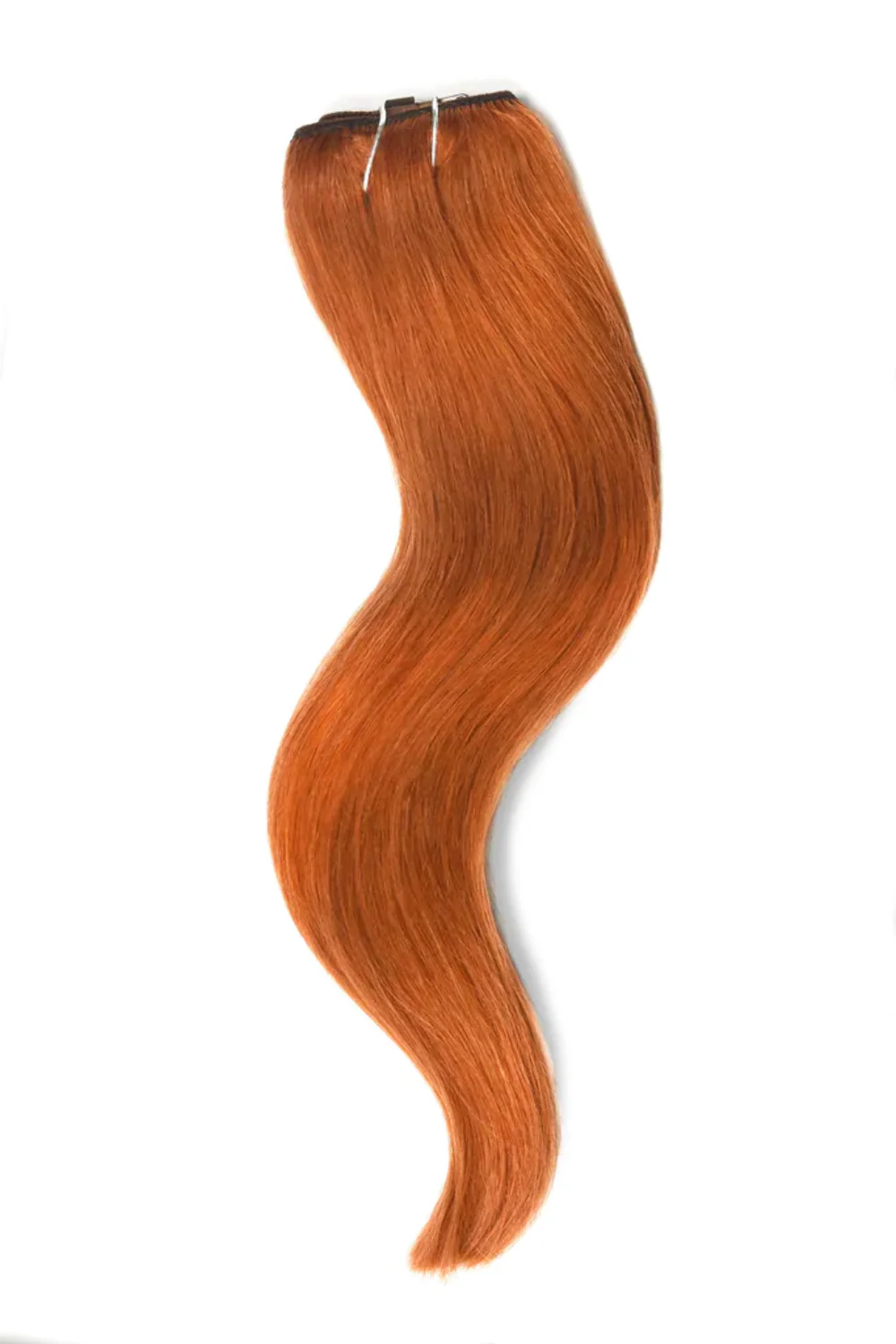 Cowgirl Copper (#350/33) Quad Weft Clip In One Piece Hair Extensions - Image 2