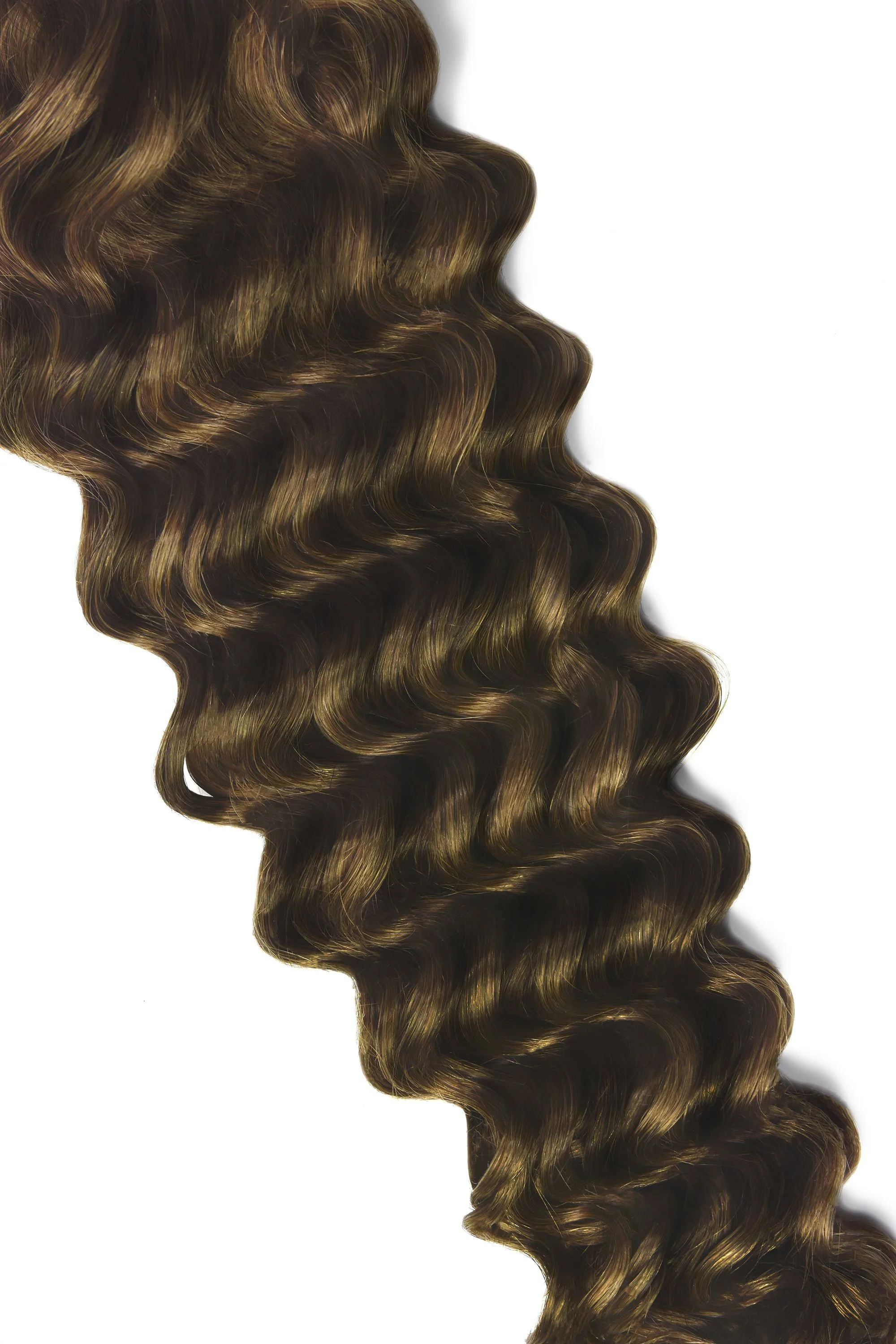 Espresso Melt (#2/4/6) Curly Clip In Hair Extensions - Image 4