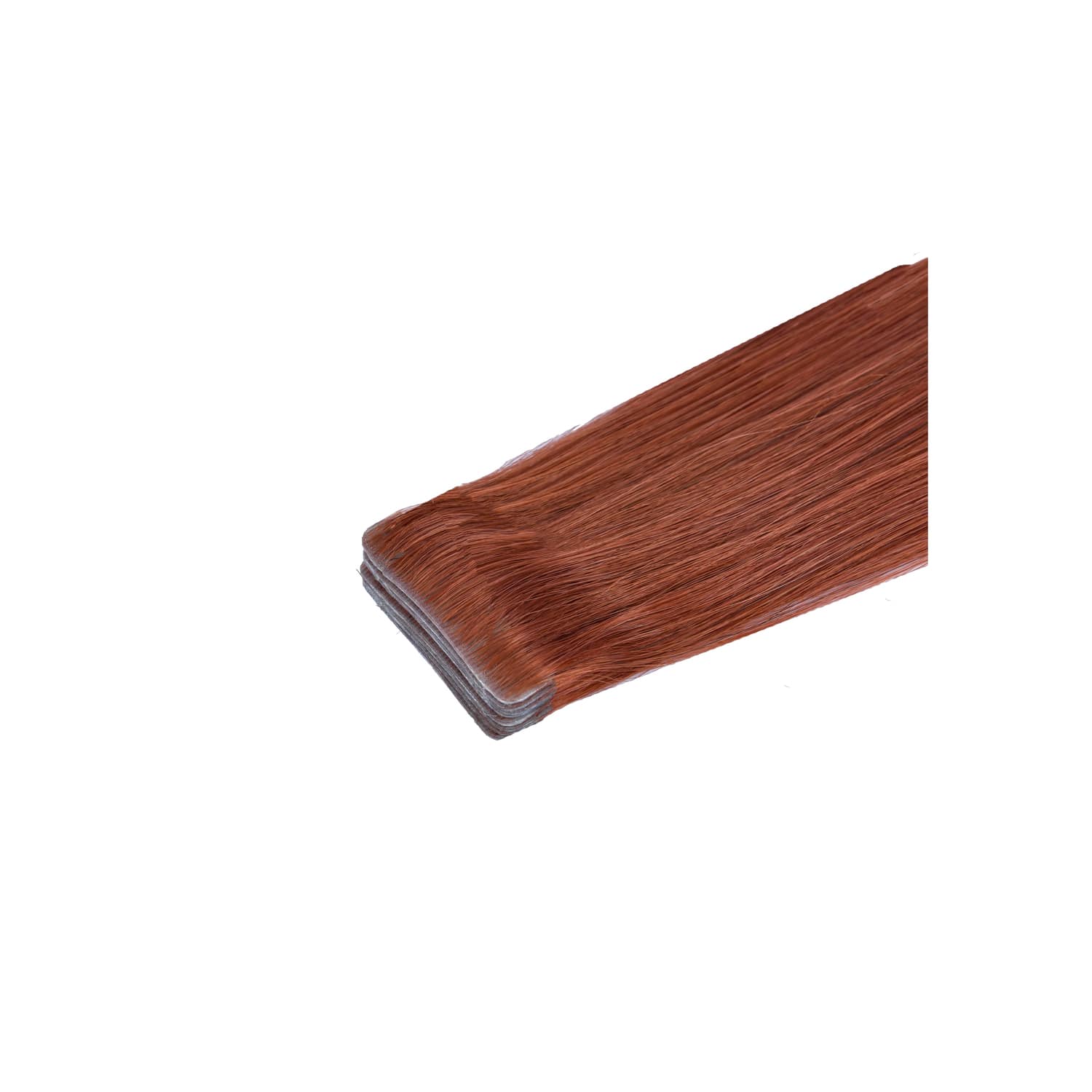 Dark Auburn/Copper Red (#33) Remy Royale Invisible Tape In Hair Extensions - Image 2