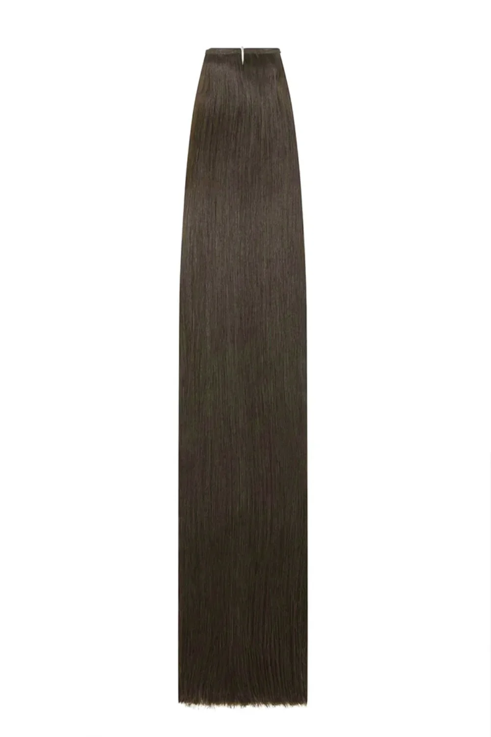 Dark Brown (#3) Remy Royale Flat Weft Hair Extensions - Image 2