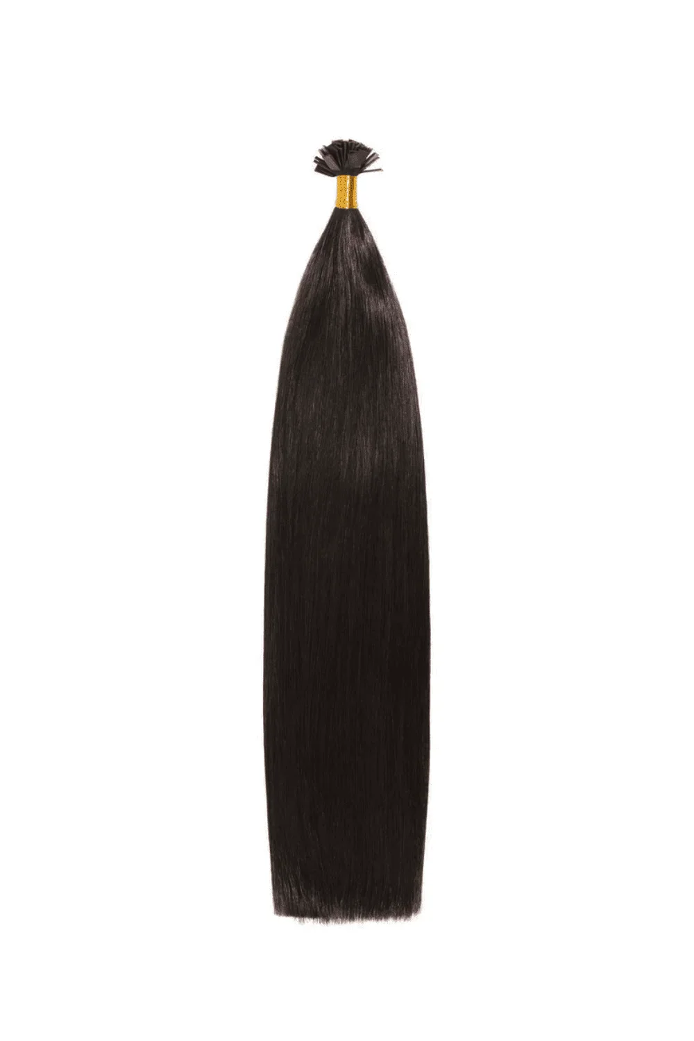 Darkest Brown (#2) Remy Royale Flat Tip Hair Extensions - Image 2