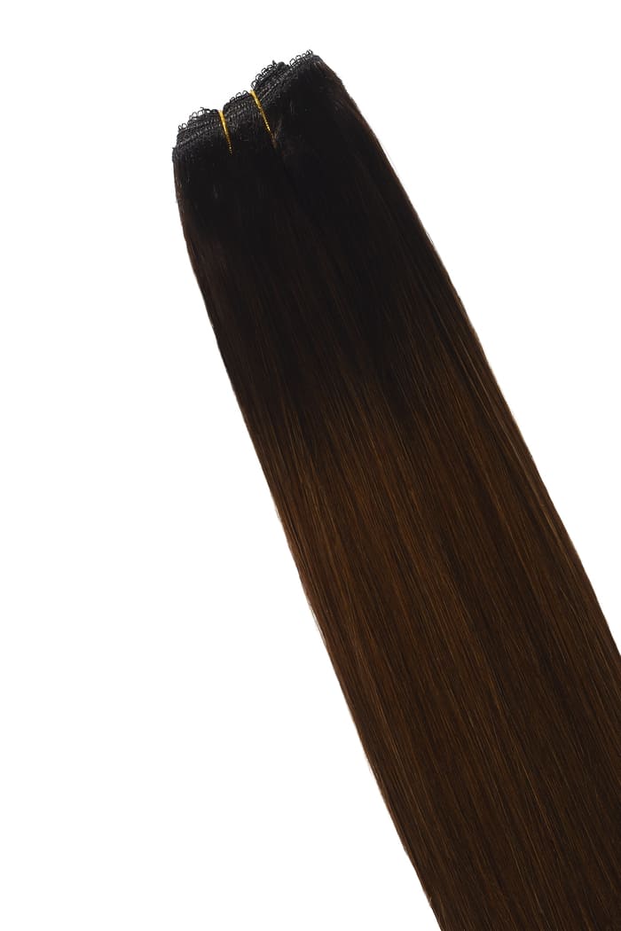 Espresso Melt Balayage Remy Royale Double Drawn Weave Extensions - Image 3