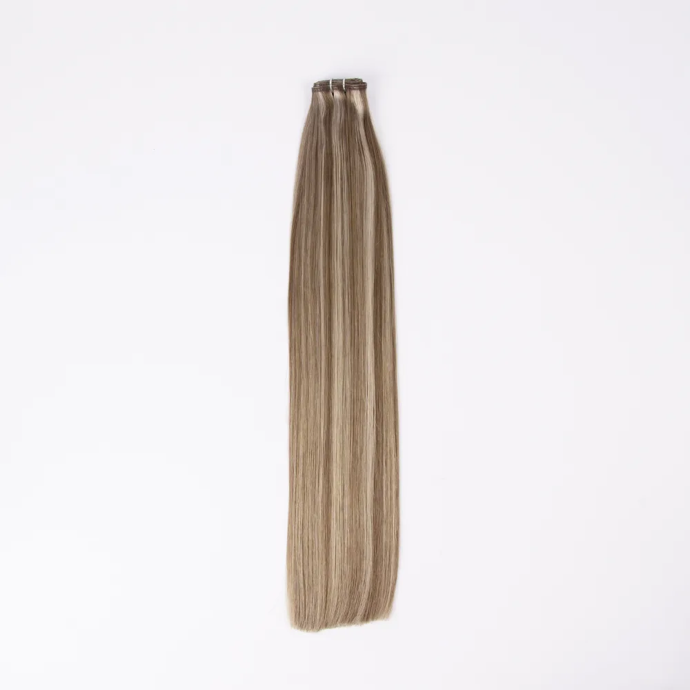 Iced Cappuccino (#14/22) Remy Royale Flat Weft Hair Extensions - Image 2