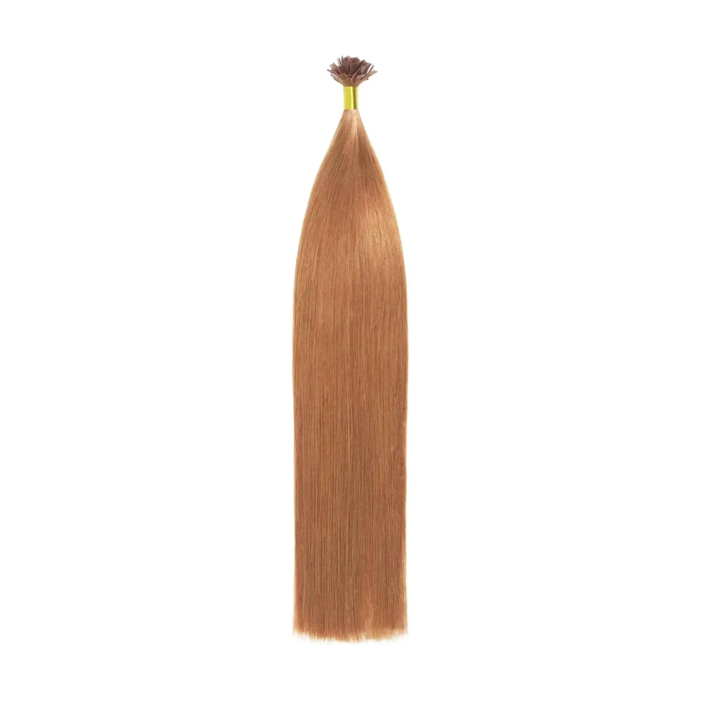 Light Auburn (#30) Remy Royale Flat Tip Hair Extensions - Image 2