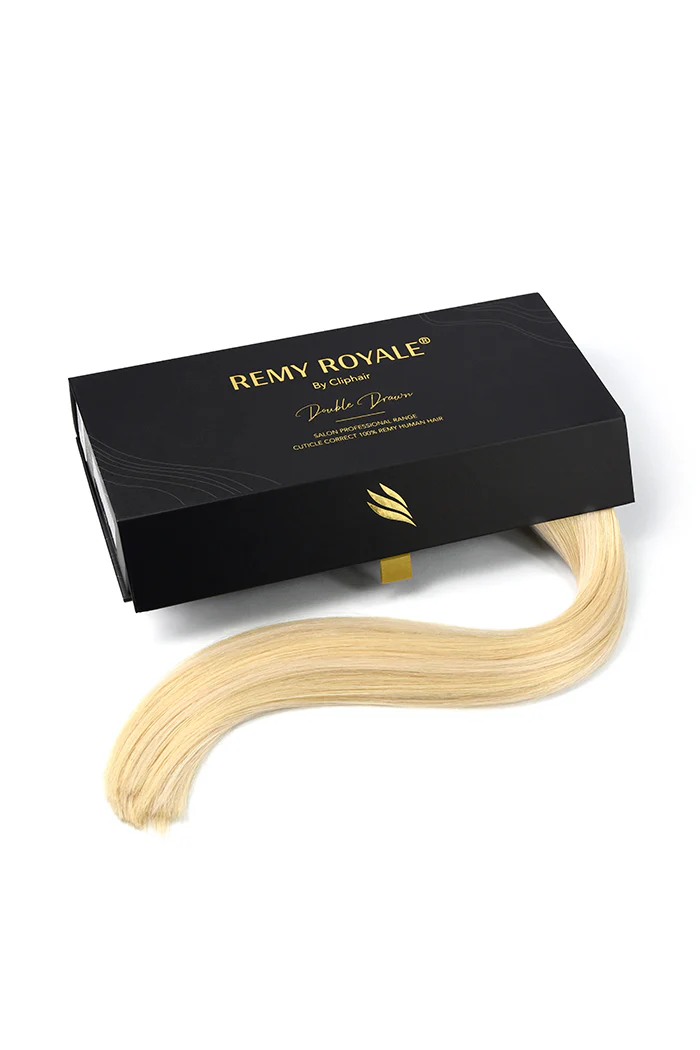 Barbie Blonde (#16/60) Nano Ring Hair Extensions - Image 3