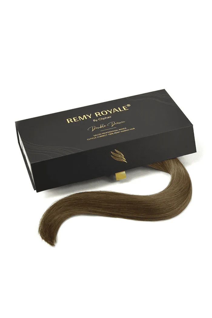 Ash Brown (#9) Nano Ring Hair Extensions - Image 3