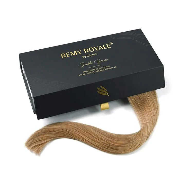 Lightest Brown (#18) Nano Ring Hair Extensions - Image 3