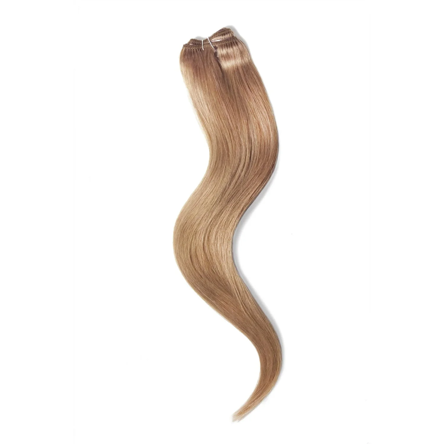 Lightest Brown (#18) One Piece Clip In Hair Extensions (Top-Up) - Image 3