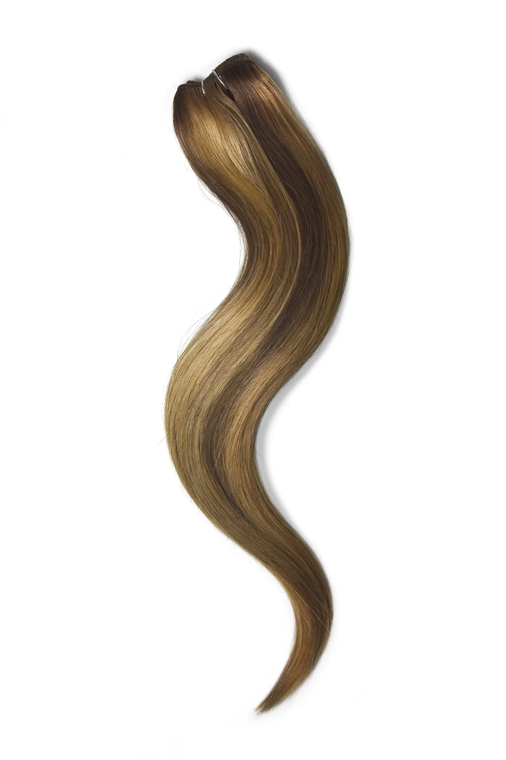 Hazelnut Brondie (#6/27) One Piece Clip In Hair Extensions (Top-Up) - Image 3