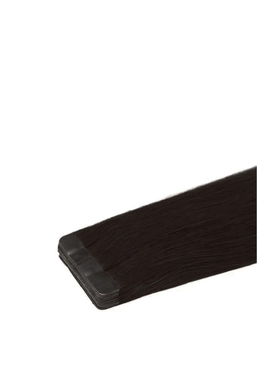 Remy Royale Double Drawn Tape Hair Extensions - Darkest Brown (#2) - Image 4