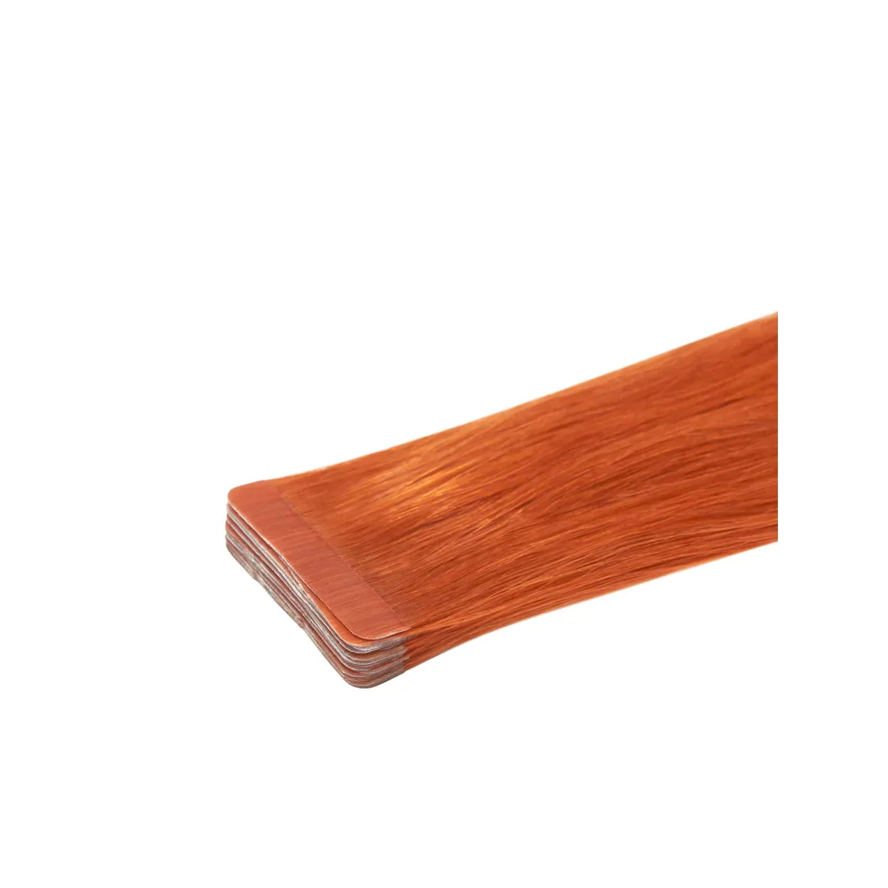 Remy Royale Double Drawn Tape Hair Extensions - Flaming Ginger (#350) - Image 2