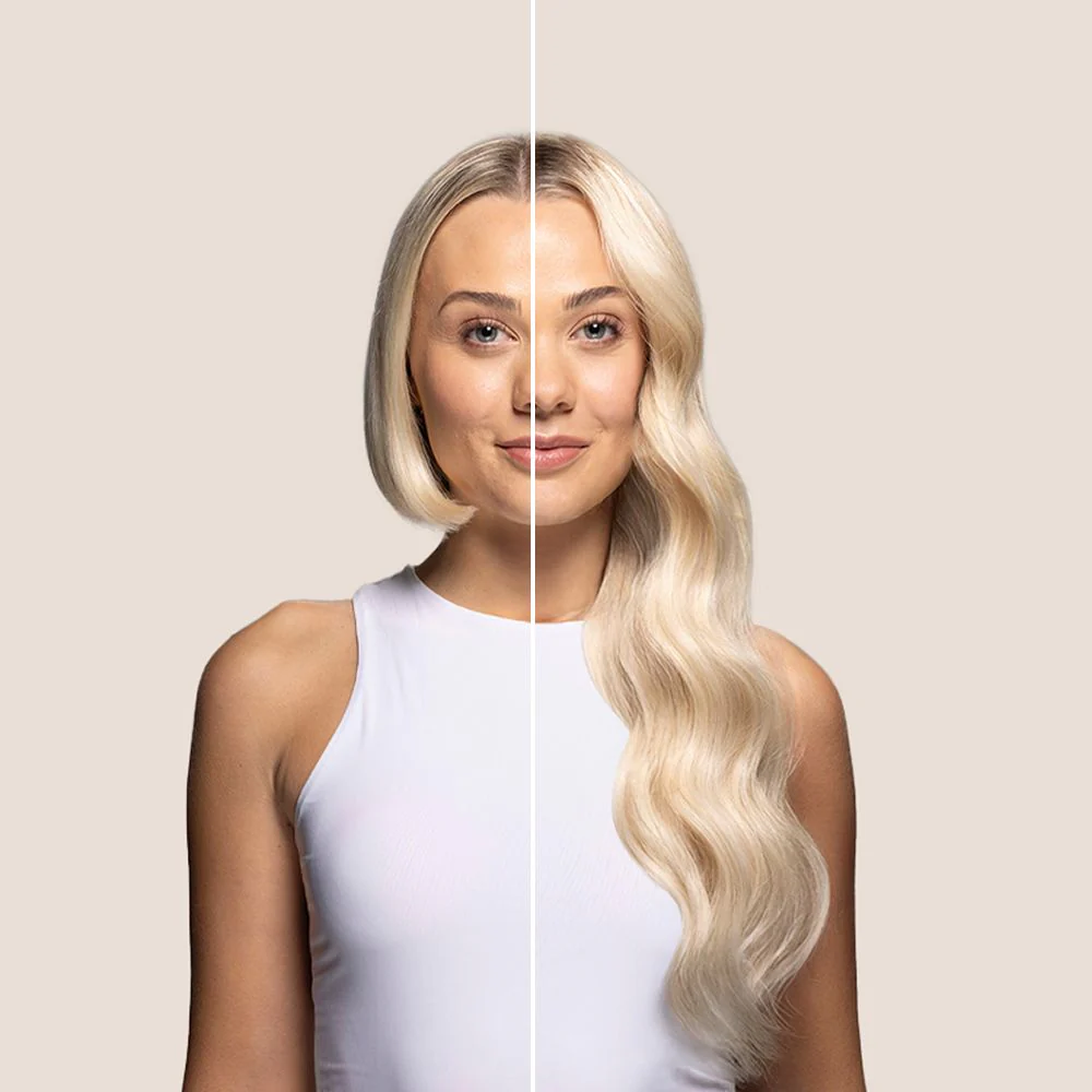 Medium Brown (#4) Double Drawn Seamless Clip In Hair Extensions - Image 4