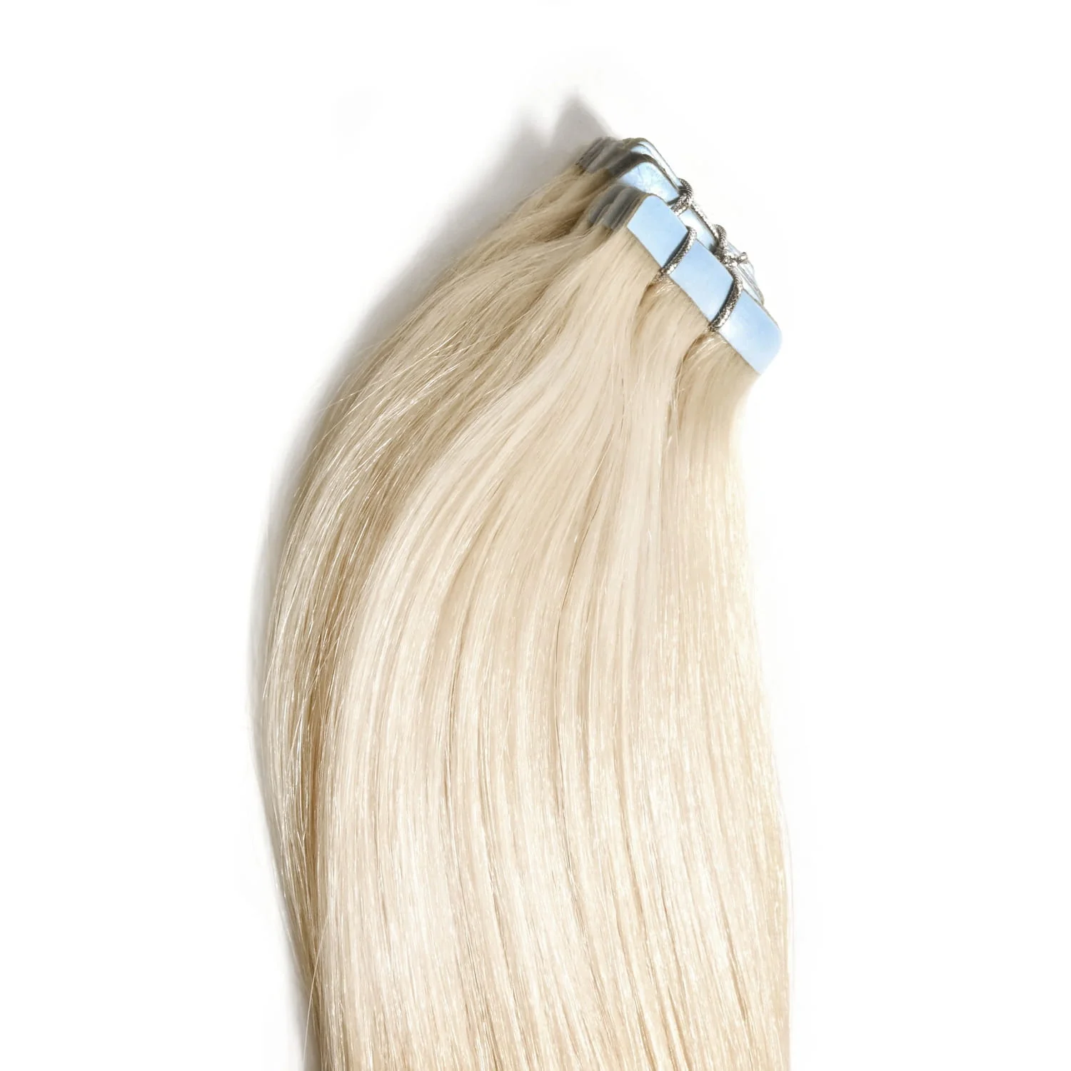 Lightest Blonde (#60) Tape In Hair Extensions - Image 2